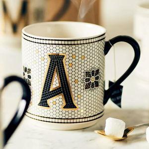 The Bistro Tile Stoneware Mug: K