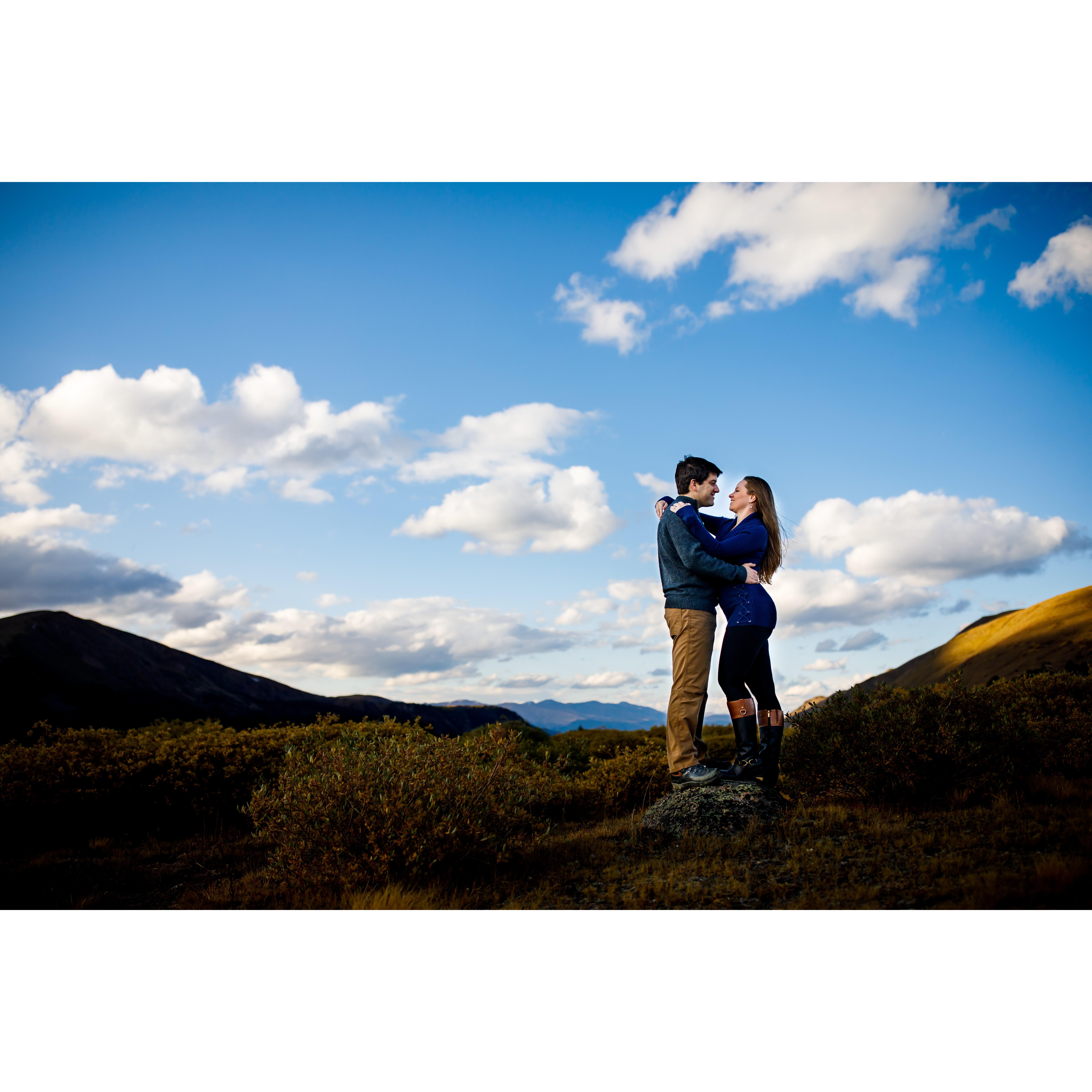 Chris and Madeline celebrate their engagement in Georgetown, 2019. Photo by Justin Edmonds