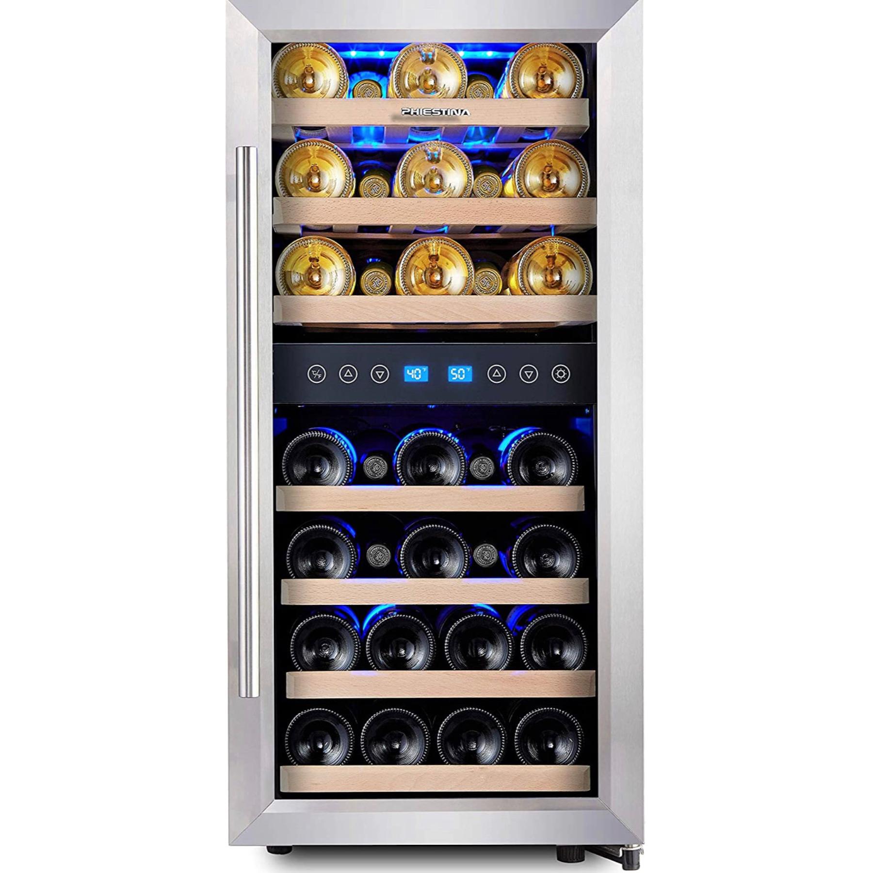 Wine Cooler - Phiestina Duel Zone, 33 Bottles