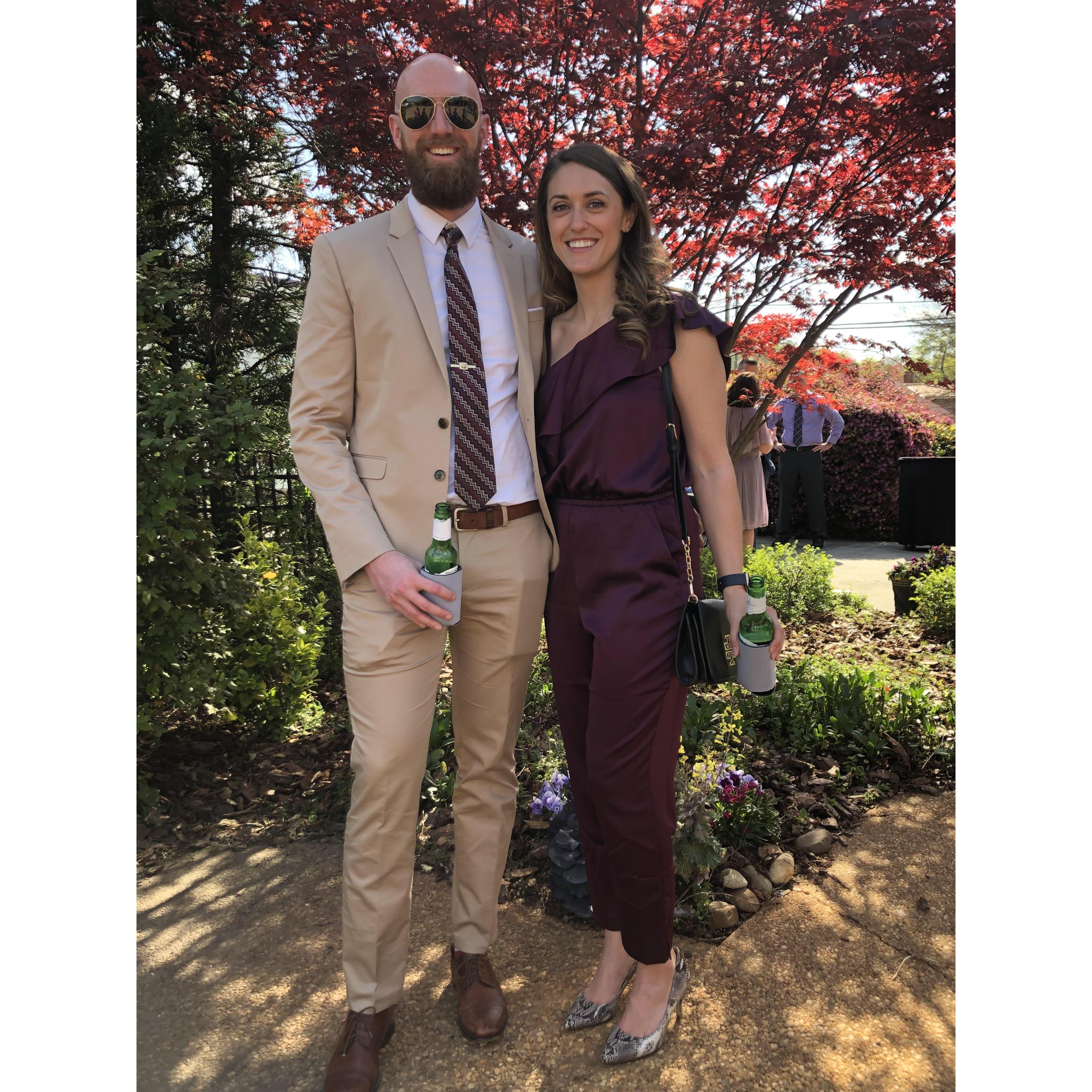 Attending our friend's Lauren and Blake's wedding.  2019