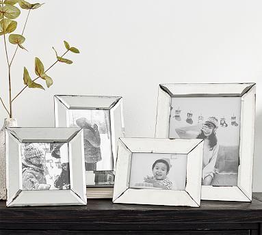 Antiqued Mirrored Picture Frames