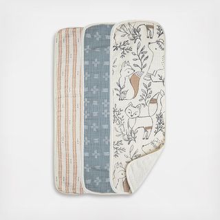 Ezra Assorted Burp Cloth, Set of 3