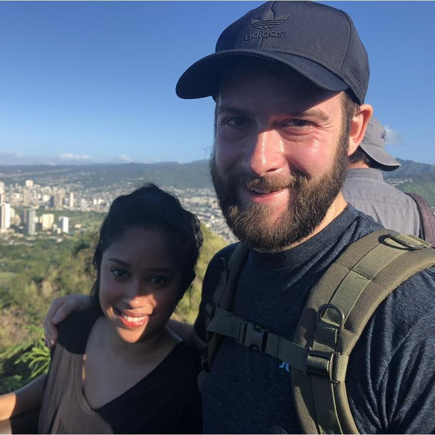 Sweating in Hawaii.