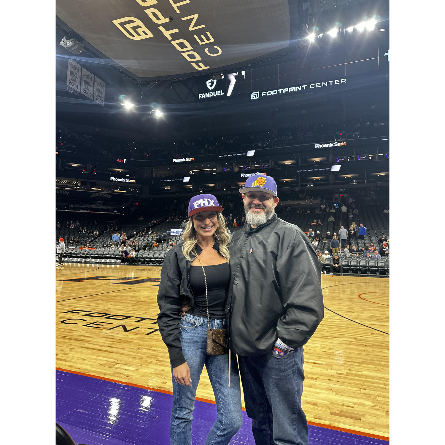 Courtside Again.