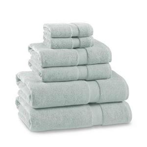 Chambers® Heritage Solid Towel Set, Set of 6, Seafoam