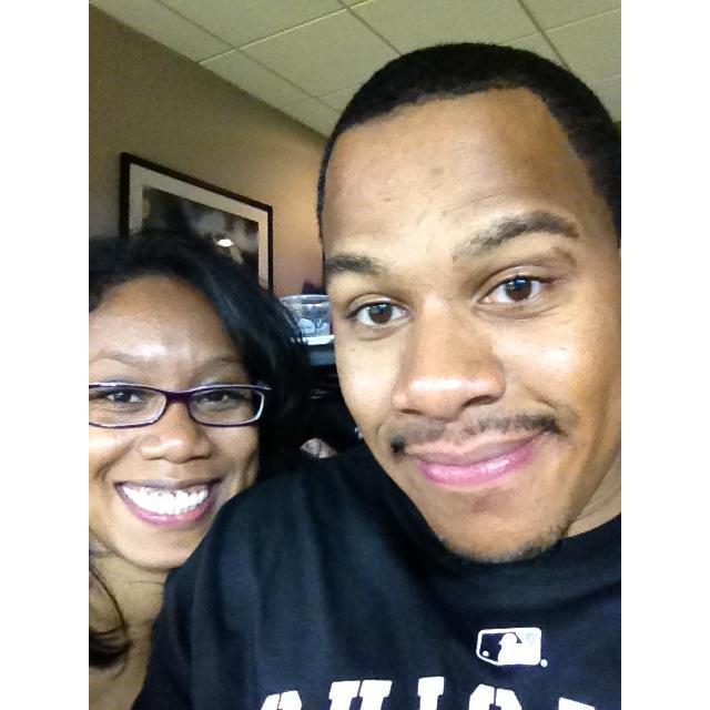 Being silly at the White Sox game
