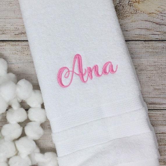 Baby Monogrammed Hand Towel