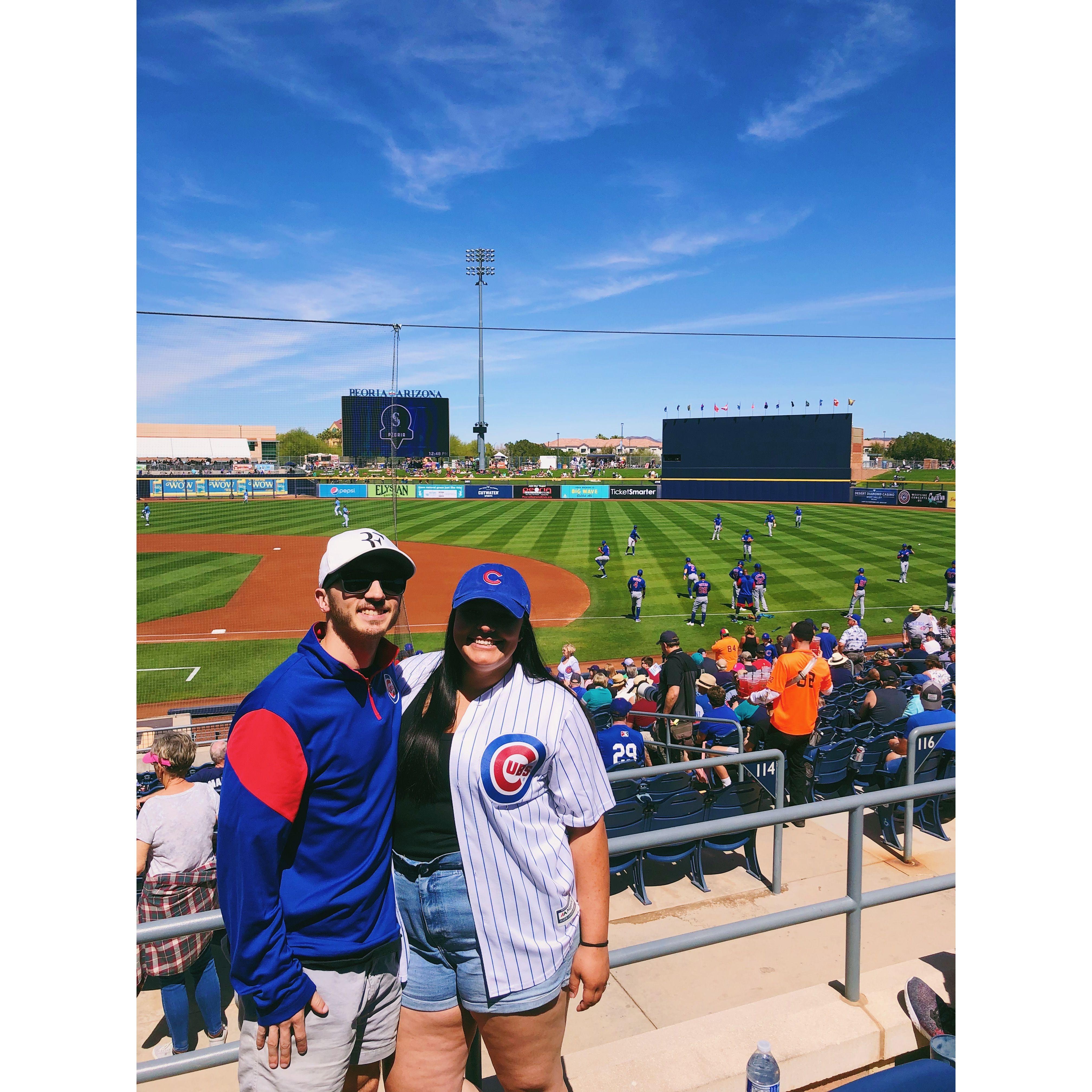 Another day, another Cubs spring training game!