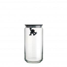 Jar. Black. cl 140 Gianni a little man holding on tight