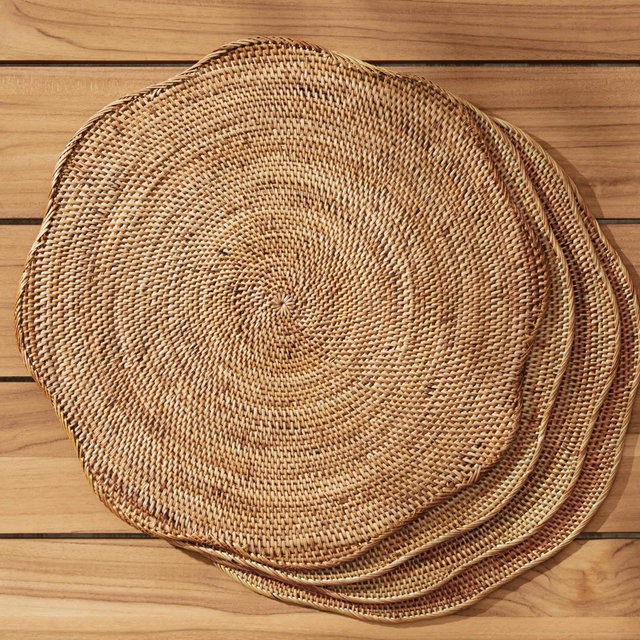 Tyna Rattan Placemats (Set of 4)