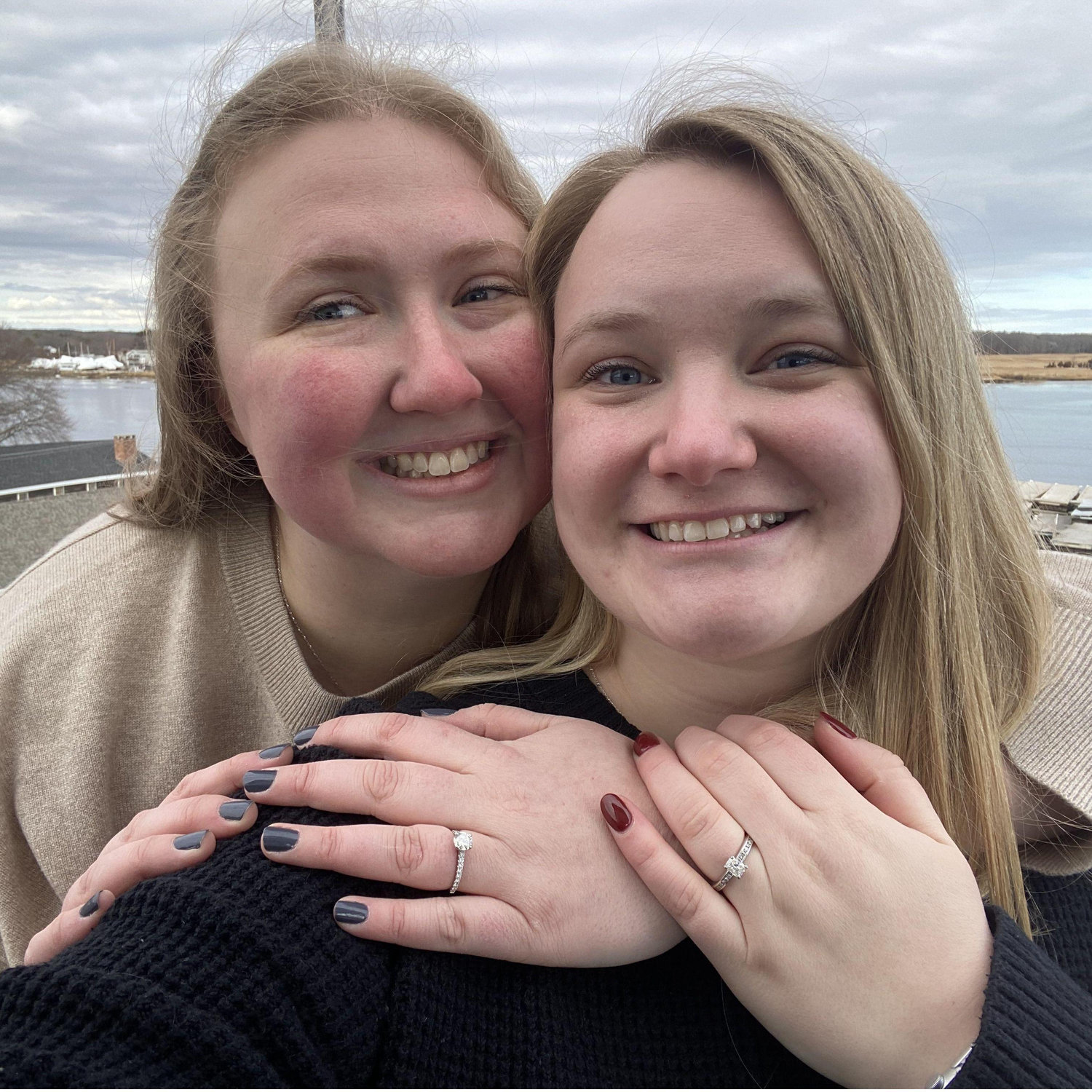 From the top of the lighthouse where we had lunch when Jordan proposed