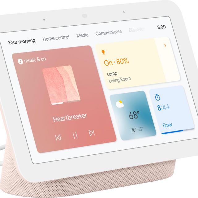 Nest Hub 7” Smart Display with Google Assistant (2nd Gen) - Sand
