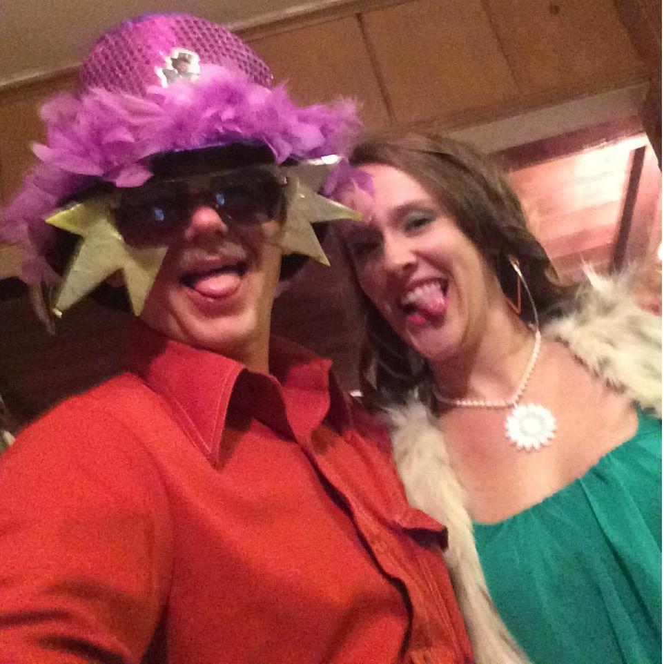 When Jenna knew he was meant for her, he said yes to dressing up and going to a George Clinton show.