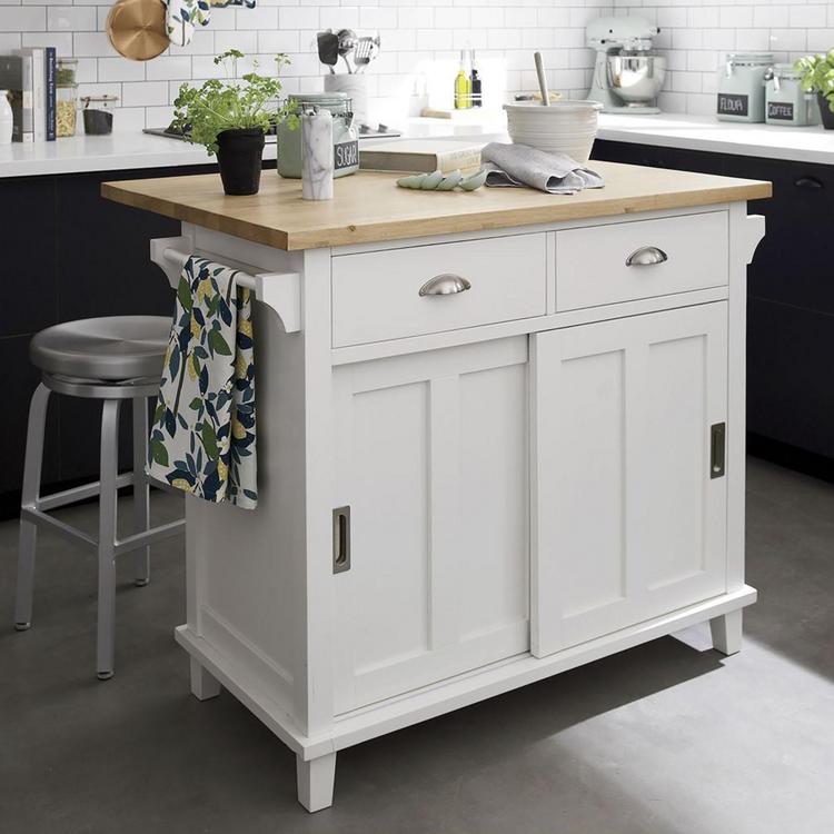 Crate And Barrel Belmont Kitchen, Crate And Barrel Belmont White Kitchen Island