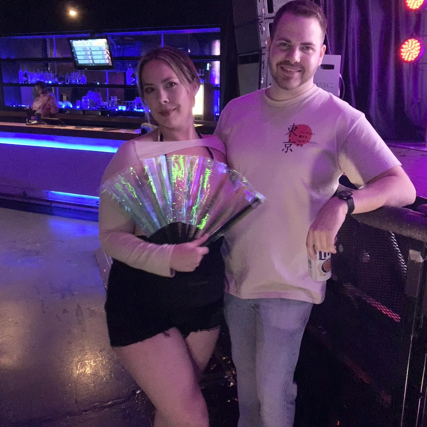 The first time Mitchell DJ’d professionally!