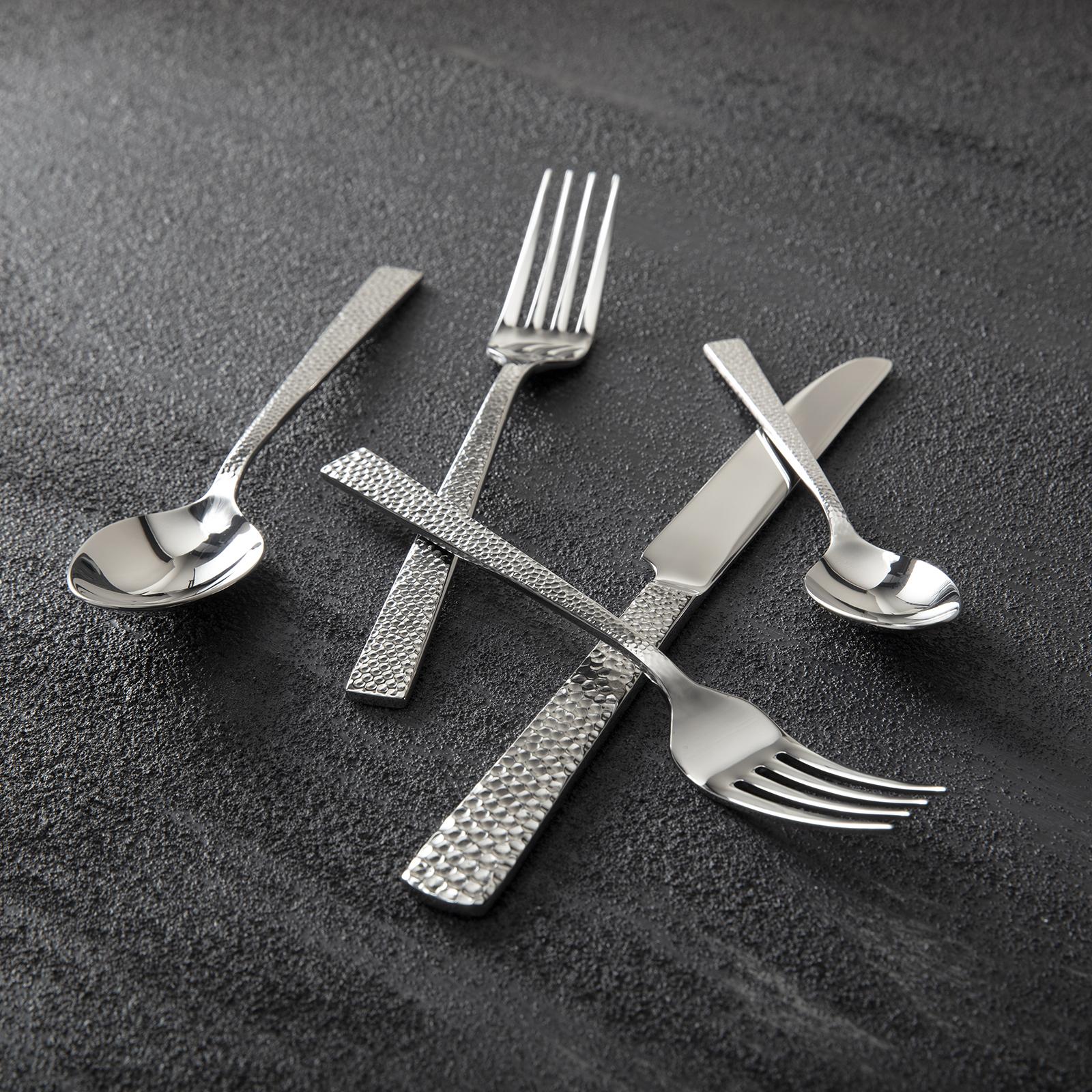 Nomad Black 20-Piece Flatware Set