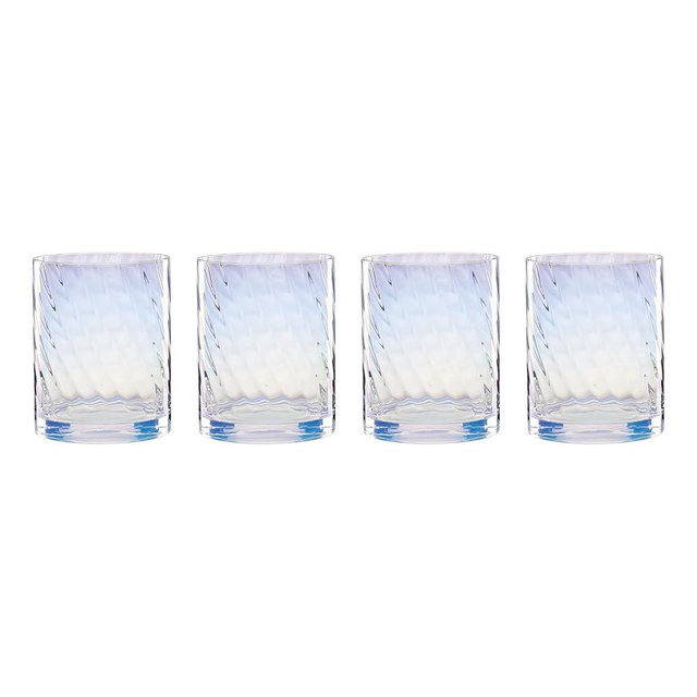 Lenox 897833 Tuscany Classics Iridescent Double Old Fashioned Glasses, Set Of 4