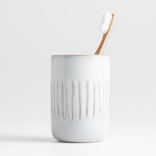 Marah White Ceramic Tumbler