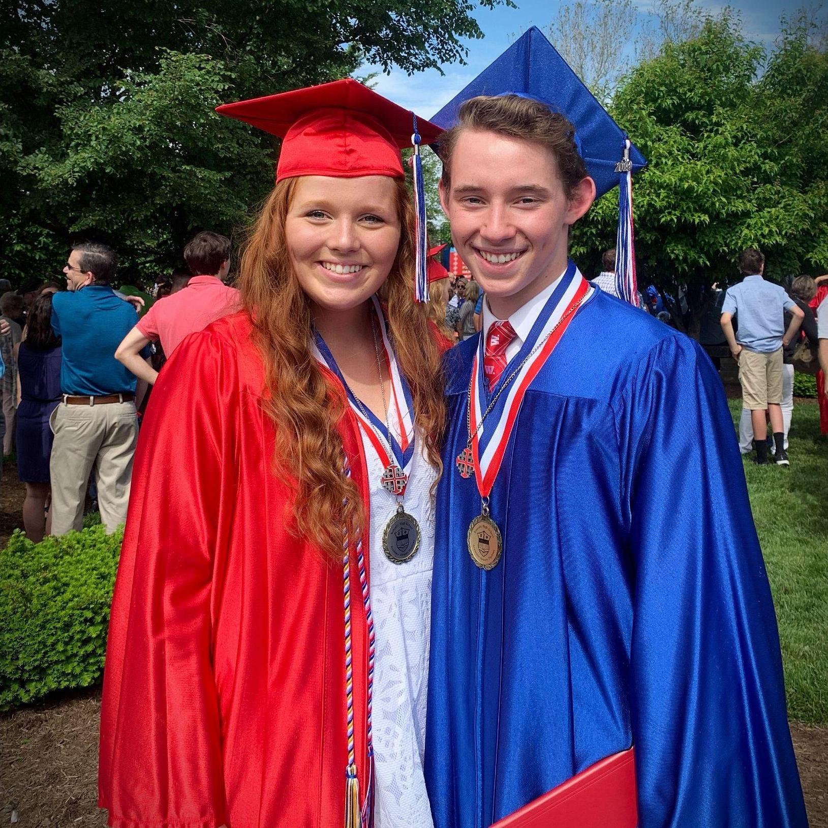 May 25, 2019 - Graduated high school together!