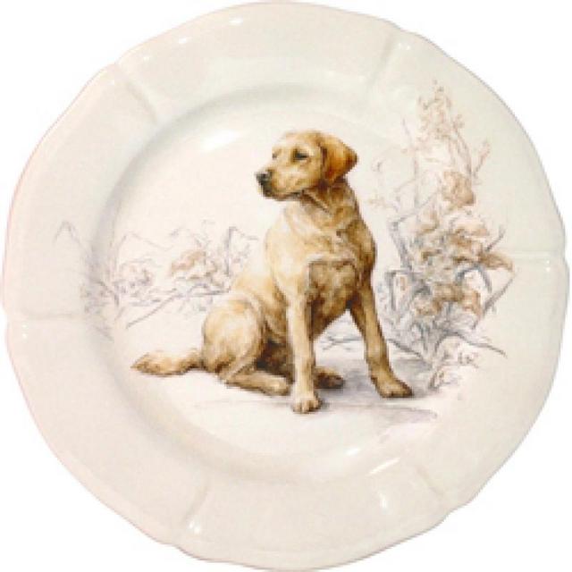 Gien Sologne Dessert Plate - Labrador