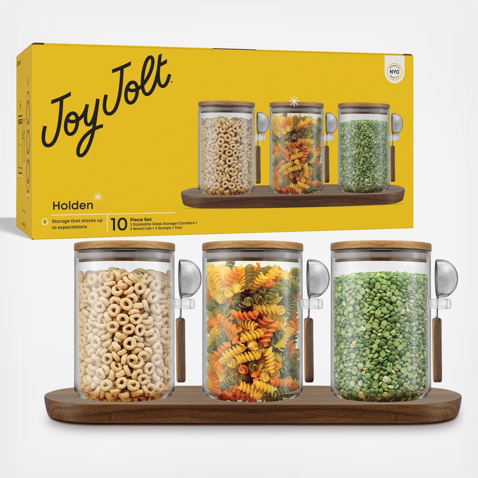 JoyJolt, Holden 7-Piece Stackable Storage Canister & Scoop Set | Zola