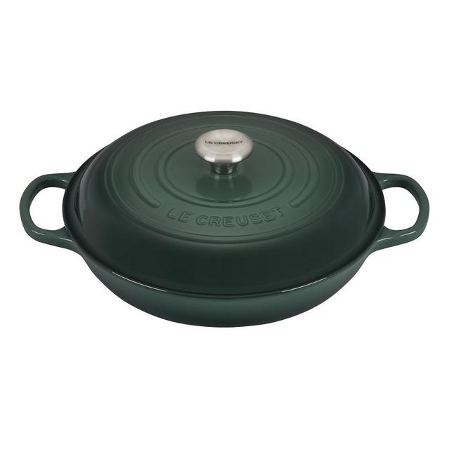 Le Creuset Signature Enameled Cast Iron Braiser, 3 1/2-Qt., Artichaut