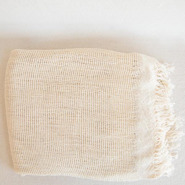 Open Weave Cotton Throw
