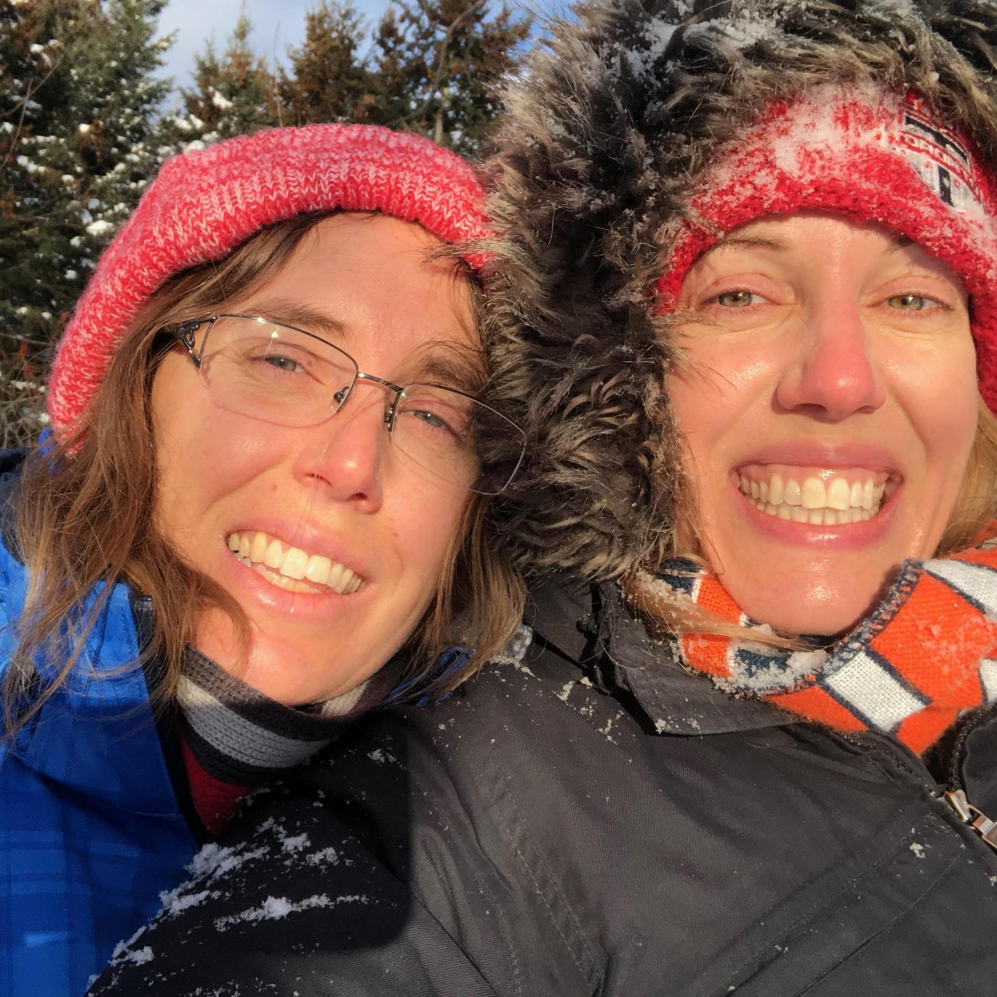 Sisters in Northern climes.