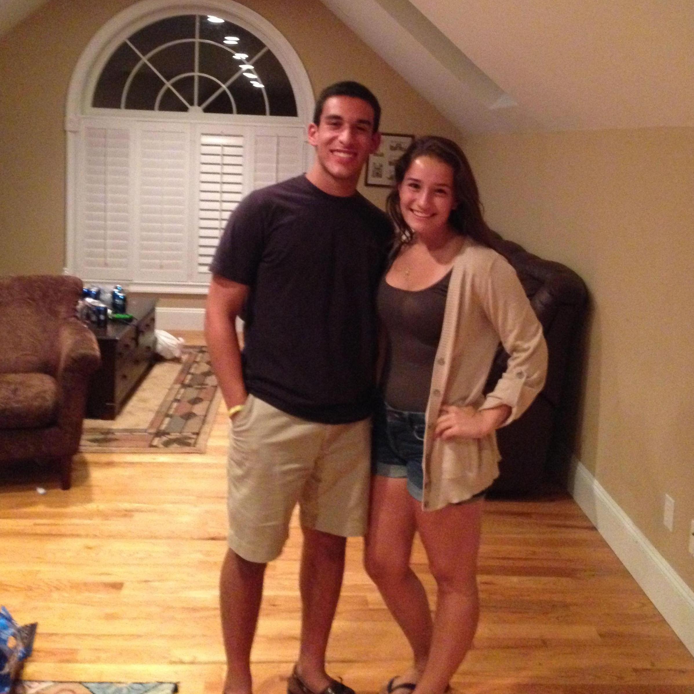 2014: Our very first picture together.