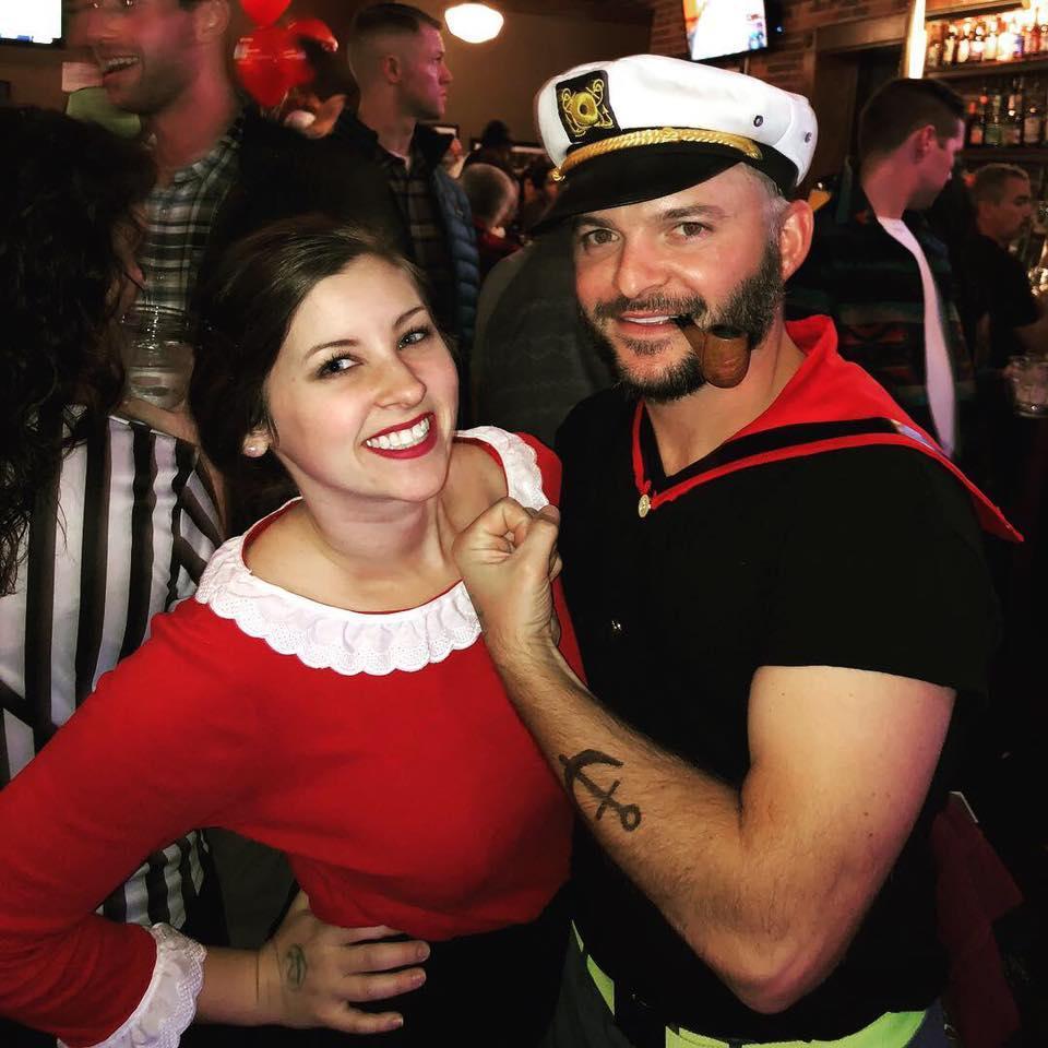 Halloween 2018, Popeye and Olive Oil