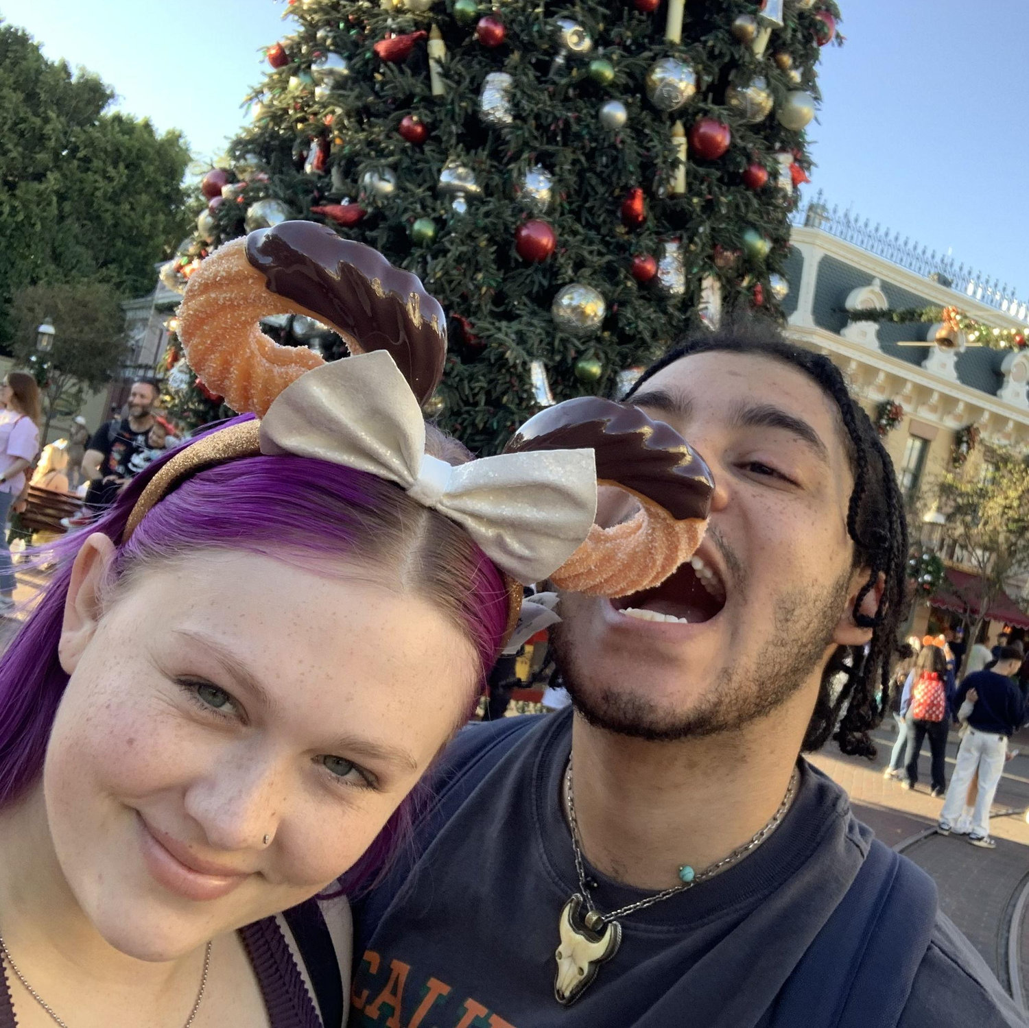 First time atDisney during Christmas