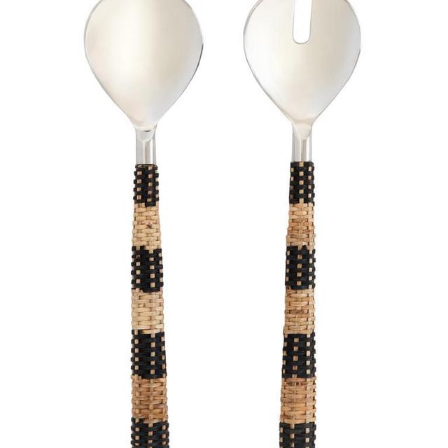 Rattan Handled Salad Servers