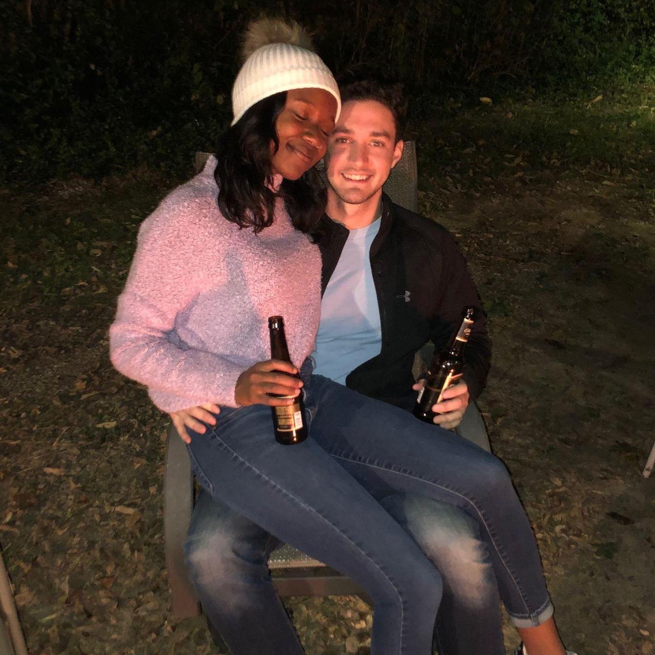This may be the first picture someone else took of us once we started dating