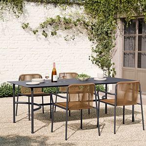West Elm Lagos Aluminum Outdoor Dining Table