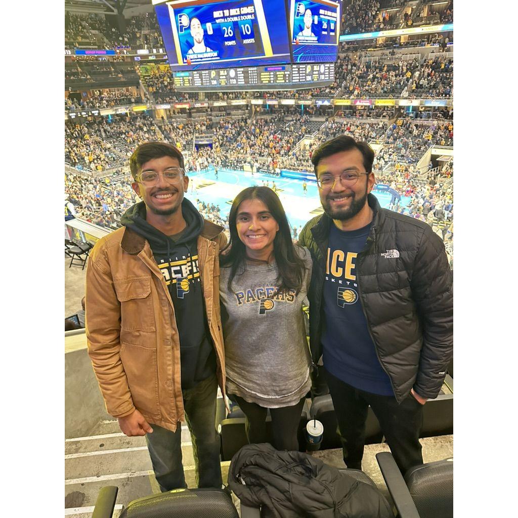 First Pacers game!