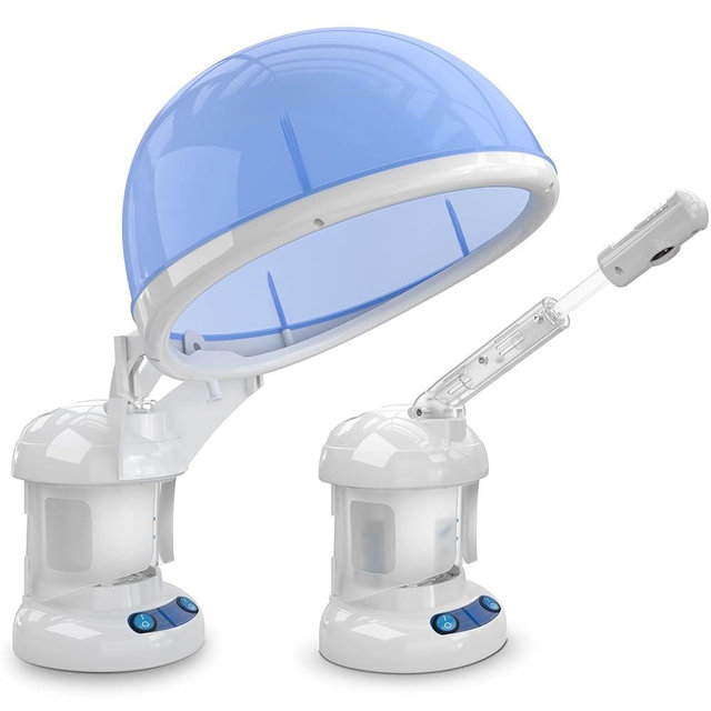Hair Steamer Kingsteam 2 in 1 Ozone Facial Steamer, Design for Personal Care Use at Home or Salon Bar