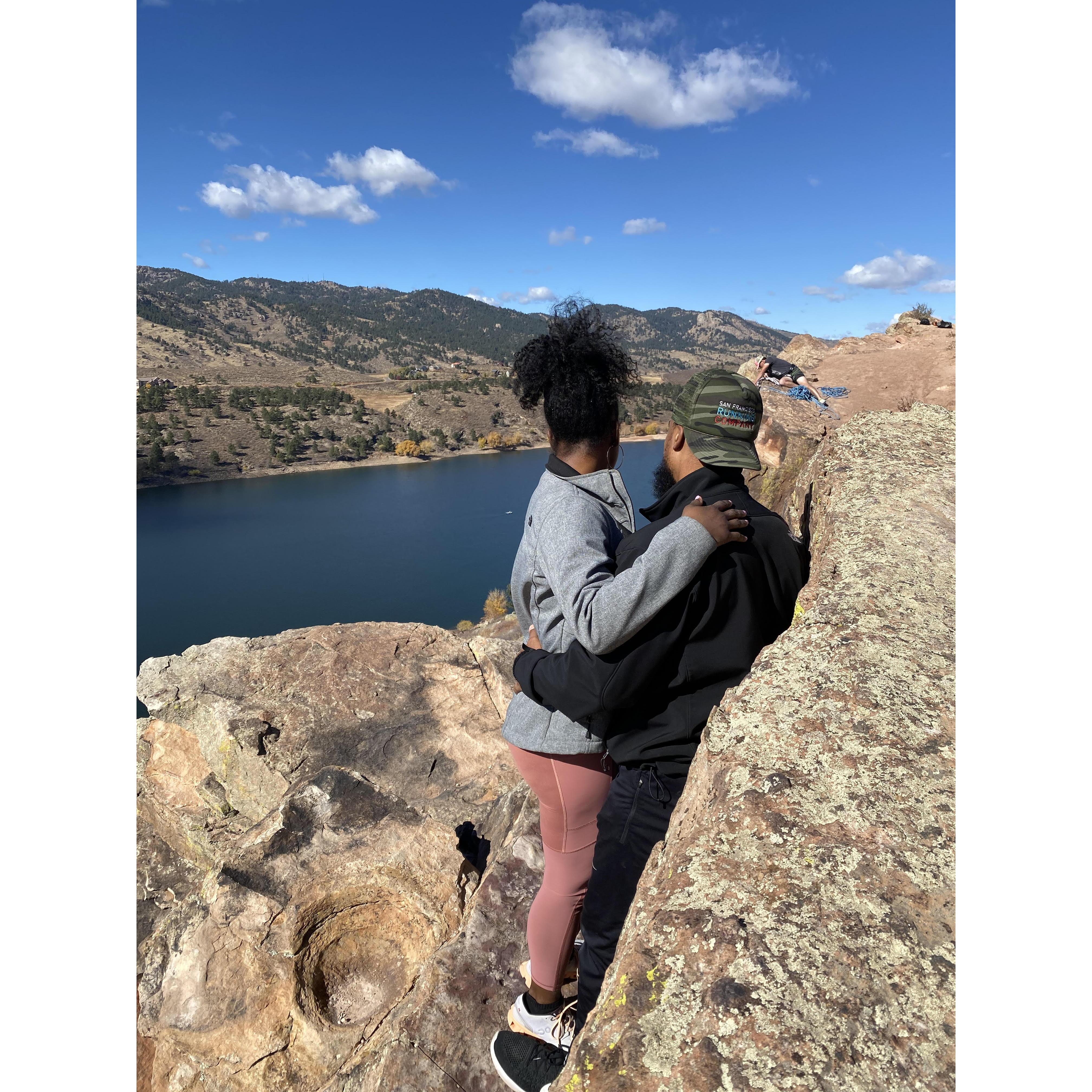 Hiking in Fort Collins, CO.