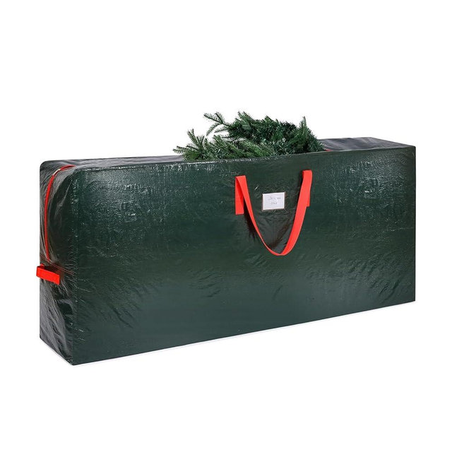 KRYSTY Christmas Tree Storage Bag - Fits Up to 9 Ft Xmas Holiday Tree, Zippered Bag, Carry Handles, Durable Waterproof Material, Protects Against