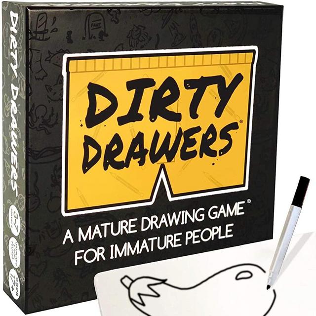 Dirty Drawers - The Drawing Game for Adults [and The Ultimate Party Game Night] Ages 17+