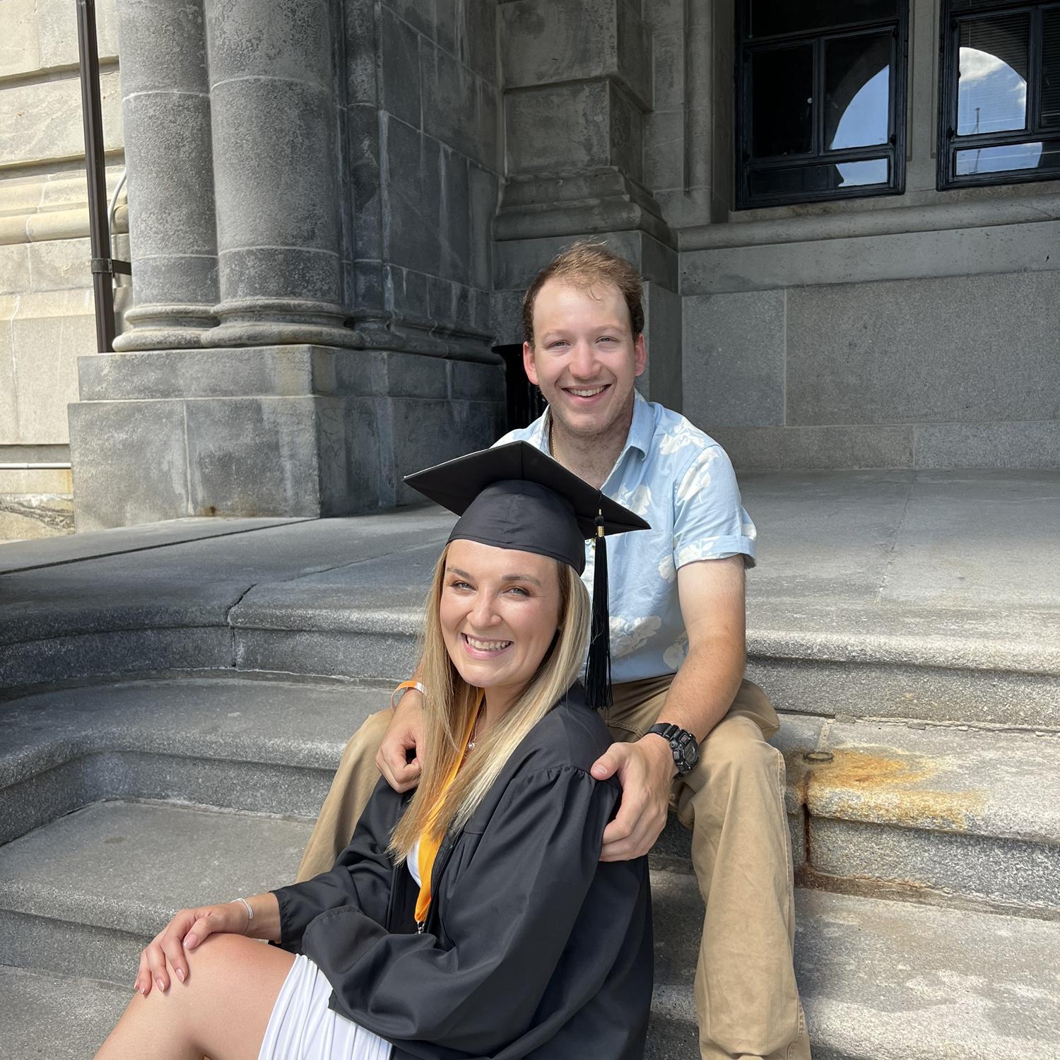 Katlyne’s college graduation! Jordan was such a huge supporter working overtime while she worked full time & went to school full time to obtain her degree.