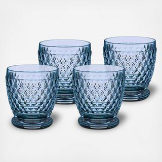 Boston Double Old Fashioned Glass, Set of 4