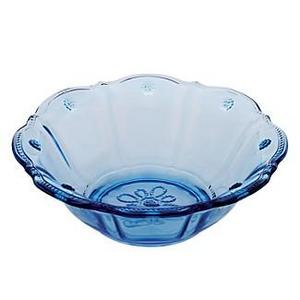 Juliska "Colette" Hand Pressed Glass Dessert Bowl, Plum