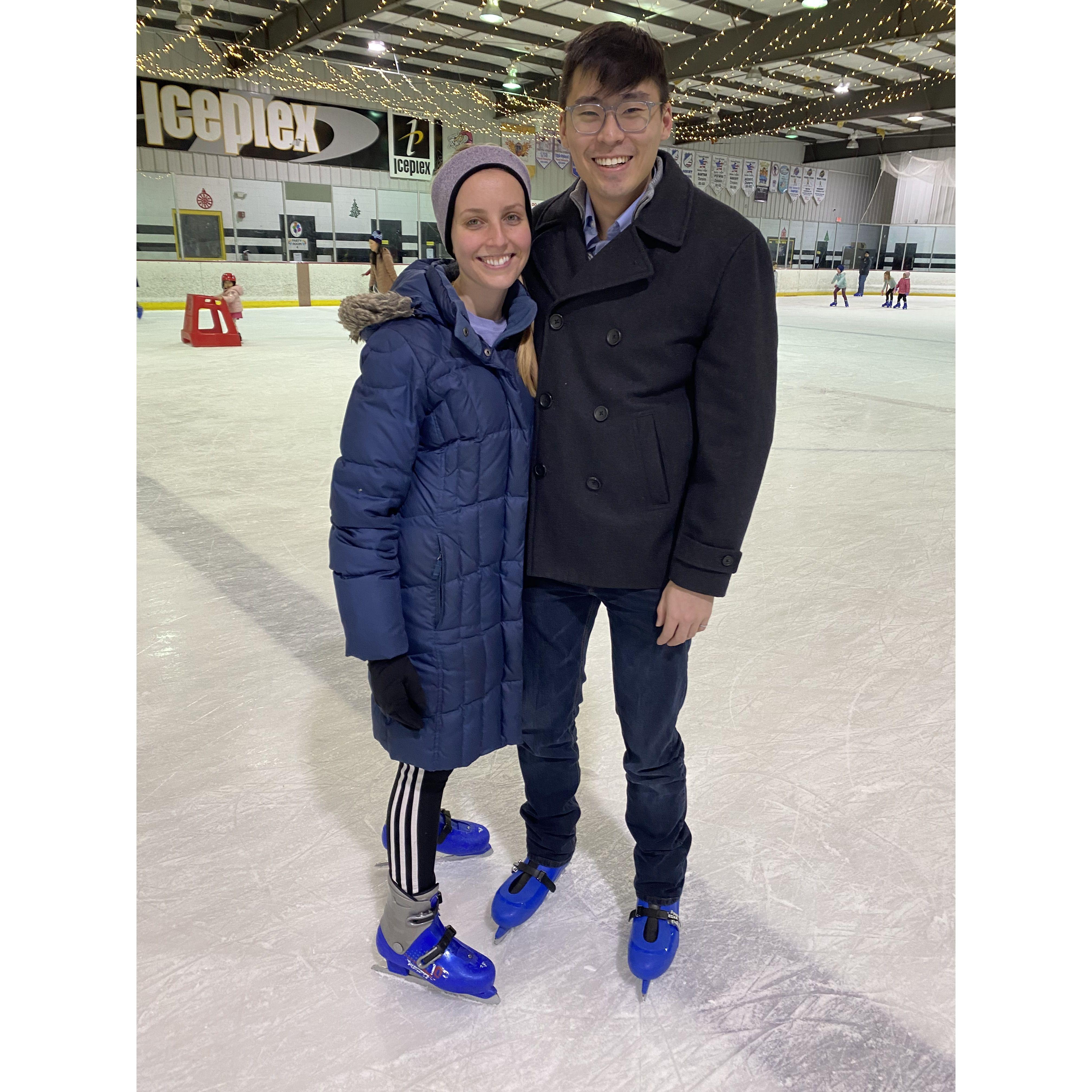 Christmas Ice skating fun in Newport News with Abigail's nephews:)
(Dec, 2022)