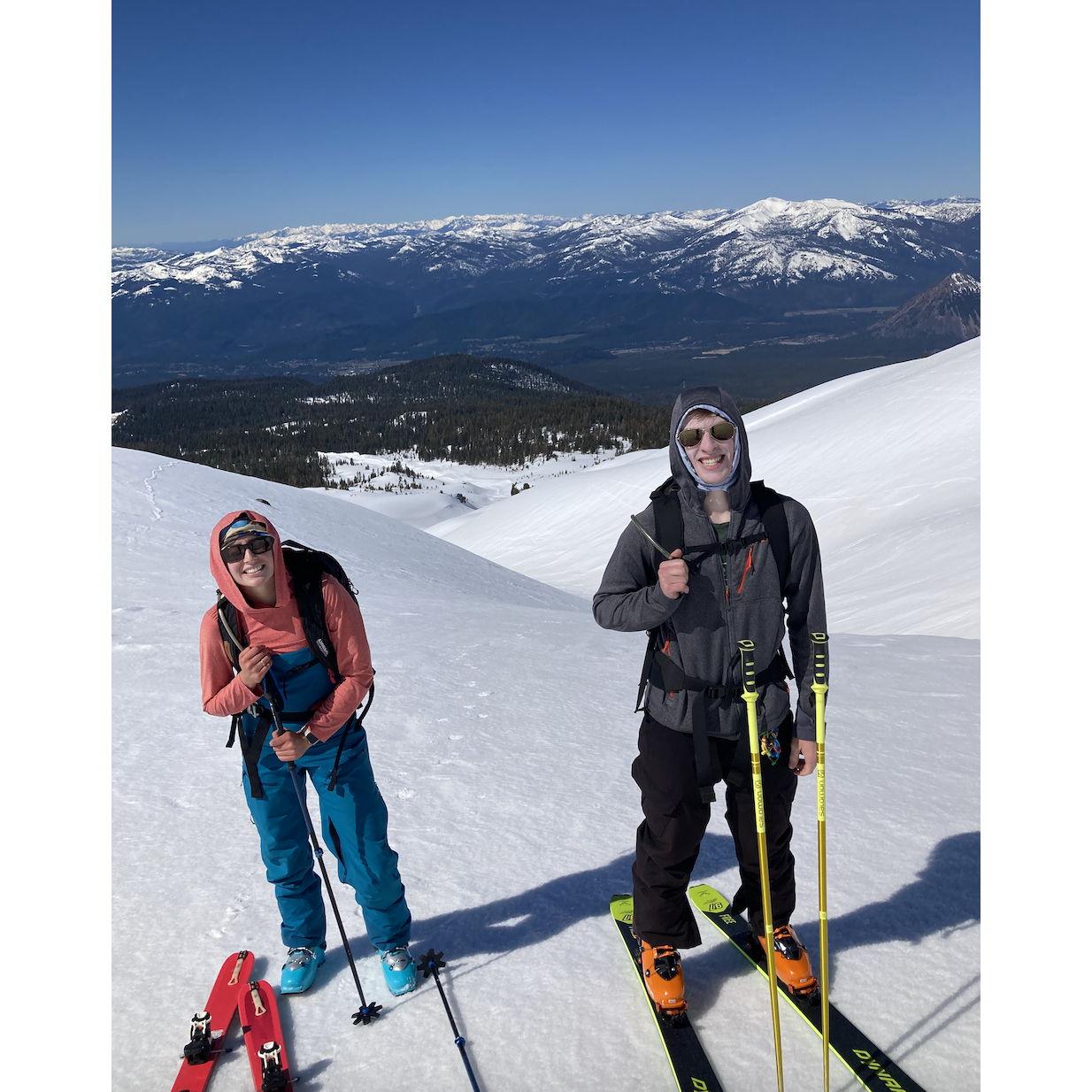 Training to summit Mt Shasta-April 19th