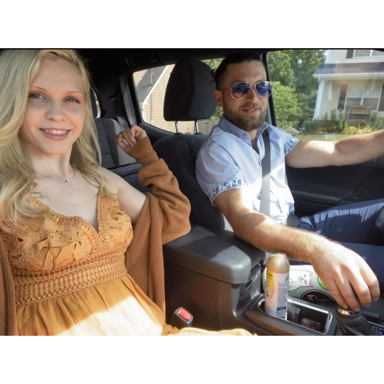 We were headed to Chris's cousin Kortney and JJ's wedding this day! What a beautiful wedding day they had!!
May 22nd, 2021
