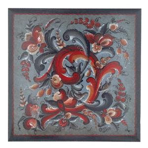 Telemark-Rosemaled-Ceramic-Tile