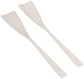 Elegance Hammered Italiano 13-Inch Stainless Steel Salad Servers