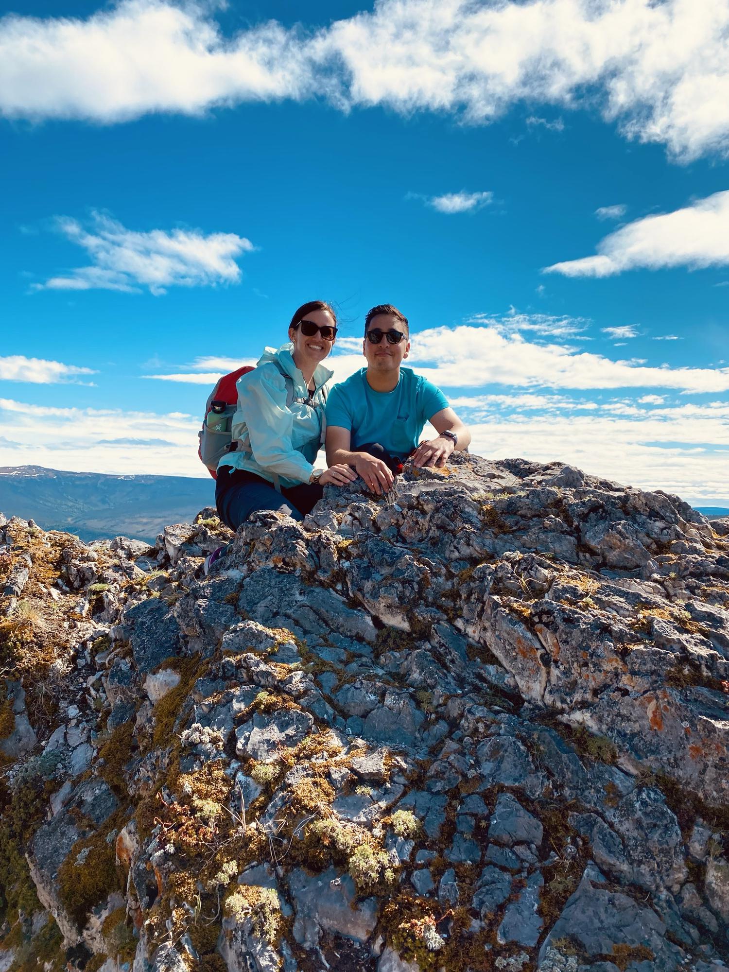 Perched atop Grapefruit Rocks in Fairbanks, AK.