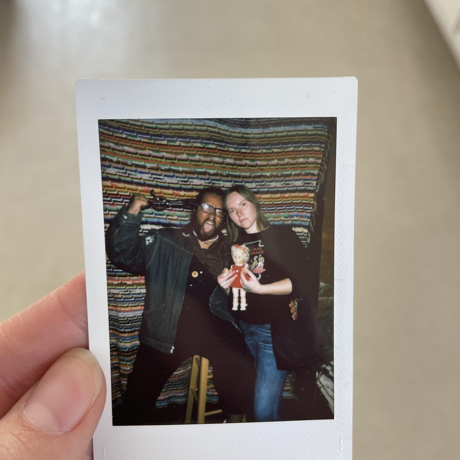 This was taken at a punk rock flea market in Maine - just a couple hours before Jesse asked me to be his girlfriend!