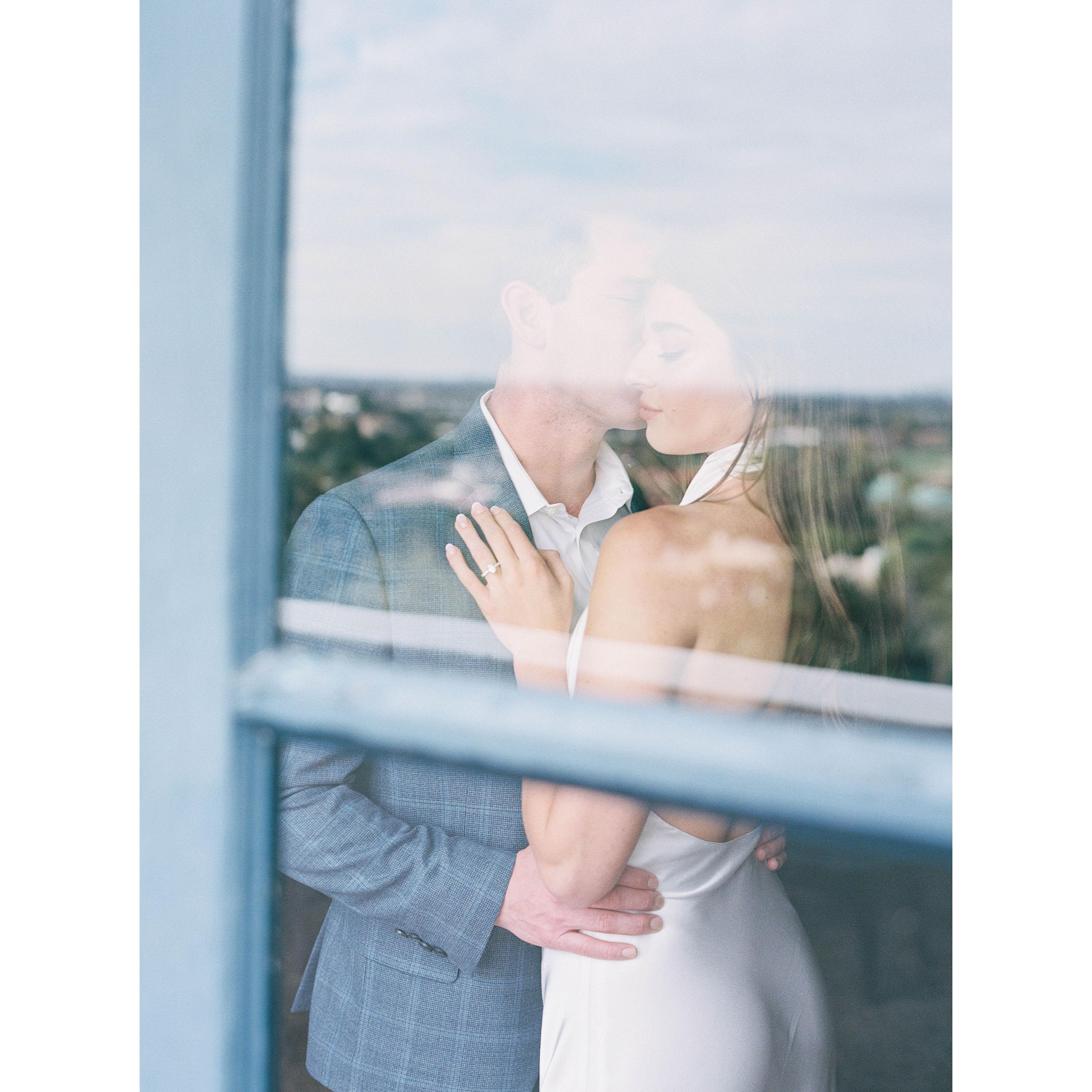 March 12, 2024- Our engagement photos at the Wrigley Mansion